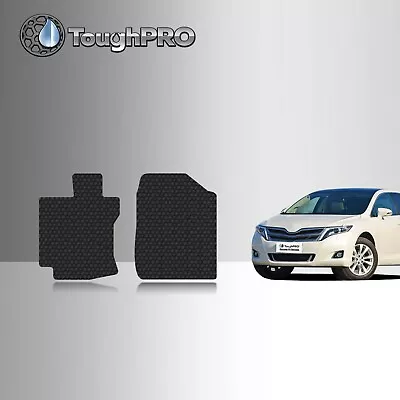 ToughPRO Front Mats Black For Toyota Venza All Weather Custom Fit 2009-2016 • $59.95