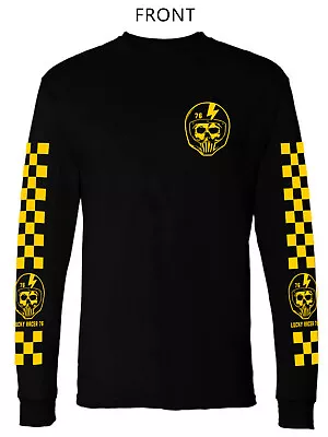 $21.99 • Buy Motorcycle Long Sleeve T-shirt  Graphic  ,racing Motorcycle ,rider Biker Skull  