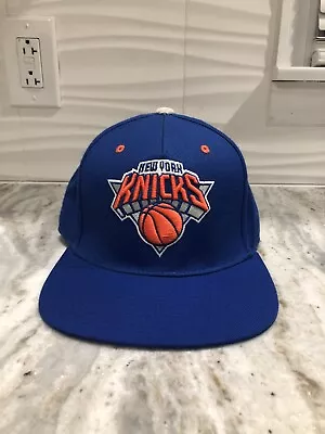 New York Knicks Mitchell & Ness Leather Strapback • $10