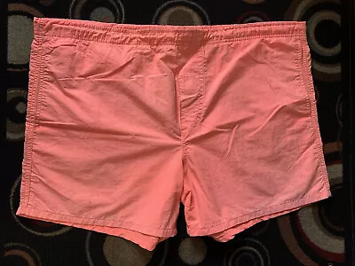 Vintage 80s Off Shore Swim Trunks Shorts Pink XL Drawstring Beach Surf Swimming • $17.99