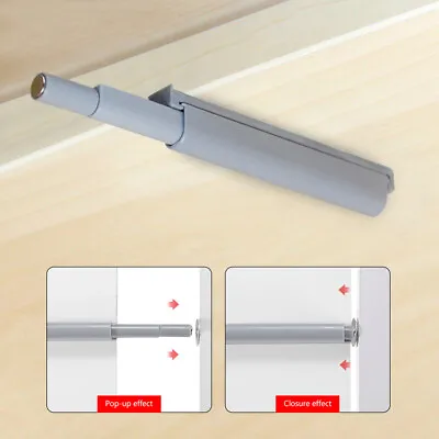 Drawer Door Cabinet Catch Push To Open Magnetic Tip Latch Touch Release Grey 1x • £2.59