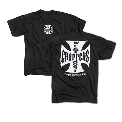 West Coast Chopper 2 Sides Graphic Black T-shirt • $22.99