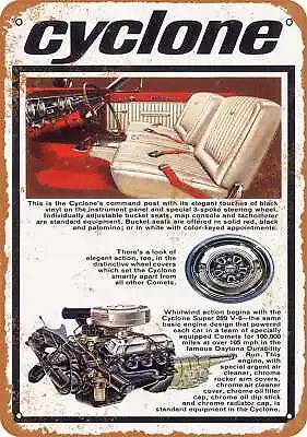 Metal Sign - 1964 Mercury Comet Cyclone Super 289 V-8 - Vintage Look Re • $18.66