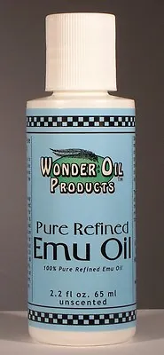 $15.99 • Buy 2 Fl. Ounces American Triple Refined 100% Pure Emu Oil. Creamy White. No Odor.
