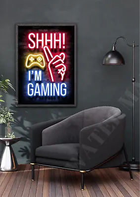 Gamer Xbox Playstation Print Wall Art Poster Bedroom Decor Games Room A4 • £5.99