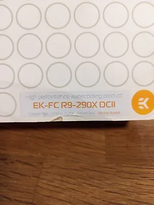 EK-FC R9-290X DCII Water Block For Graphics Card • £35