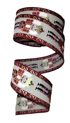 Christmas Wired Ribbon 10 Yards • $5.50