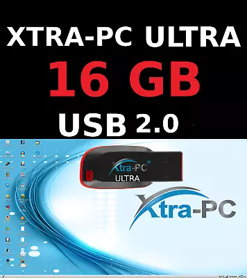 XTRA-PC ULTRA 16 GB USB SYSTEM. Don't Buy A New Laptop This Is Much Better • $40