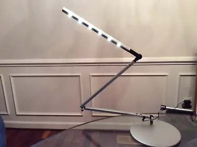 Koncept Technologies Inc Z-Bar Silver Desk Lamp • $180