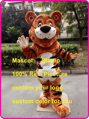 $278.77 • Buy Tiger Cup Mascot Costume Suit Cosplay Party Game Dress Outfit Halloween 2019