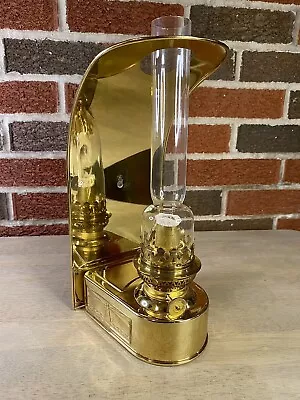 DHR Brass Oil Lamp Nautical Wall Mounted EUC • $100