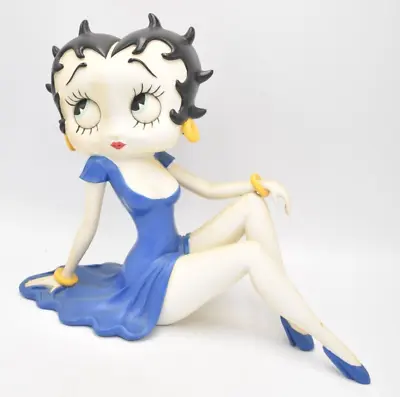 Betty Boop Blue Dress King Features Syndicate 2003 Figurine Statue Ornament • $154.81