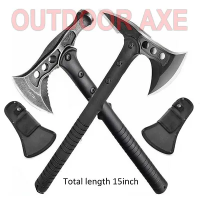 16  SURVIVAL CAMPING TOMAHAWK THROWING AXE BATTLE Hatchet Hunting Knife Tactical • $29.99