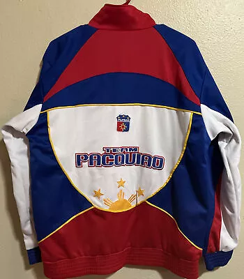 Manny Pacquiao Hoops Boxing Full Zip Jacket Men’s Size Small J-311 • $22