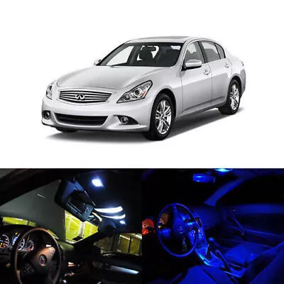 6 X LED Full Interior Lights Package Deal For 07-15 Infiniti G35 G37 G25 Sedan • $21.59