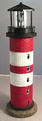 Solar Light Power Lighthouse 65cm Height X 20cm Width Garden Ornament • £99