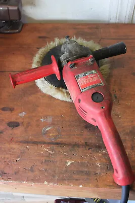 Milwaukee 5455 Electric Handheld High Speed 7in Pad Polisher *NEEDS NEW CORD* • $74.97
