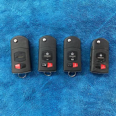 LOT OF 4 OEM Mazda 6 RX-8 MX-5 Miata Keyless Entry Remote Flip Key Fob KPU41788 • $40