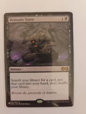 MTG Magic: The Gathering Demonic Tutor Lightly Played   • $33