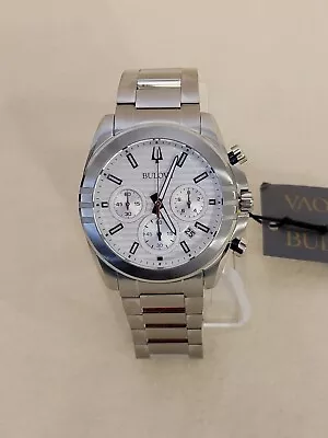 Bulova Chrono Stainless Men's Quartz Watch - 96B307 • $139