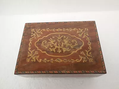 £20 • Buy Musical Inlaid Wooden Jewellery Box