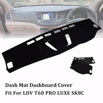 Non-Slip Dash Mat For LDV T60 PRO LUXE SK8C For All Models 2017-2022 Black AU • $22.80