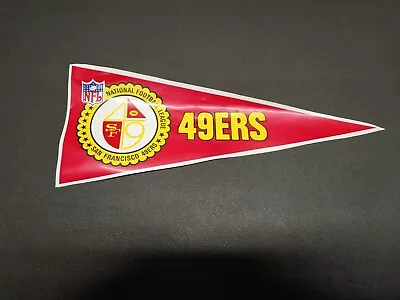 Vintage 1967 NFL Punt Pass & Kick Plastic Pennant - San Francisco 49ers • $11.99