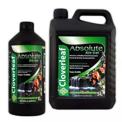 £19.99 • Buy Cloverleaf Absolute Gel 1 Litre Bio Gel Filter Boost