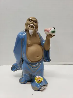 Vintage Asian Mud Man Figure Shiwan Artist JD0038 • $19.99