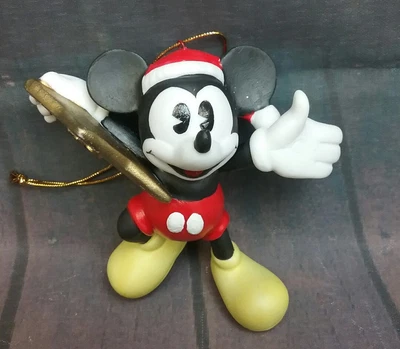 $9.91 • Buy 1996 Mickey Mouse Enesco Porcelain Christmas Ornament 
