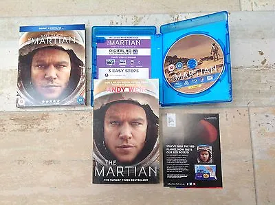 The Martian  Blu Ray + Book + Digital HD Ultraviolet Code • £9.99