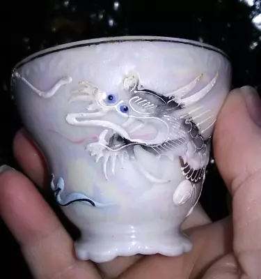 Bentson Vintage Dragonware Moriage Dragon Tea Cup Hand Painted Needs Cleaning #2 • $9.99