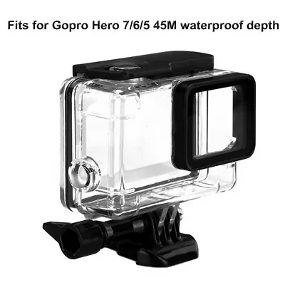 Waterproof Diving Black Camera Accessories 45m Housing Case For GoPro Hero 7 6 5 • $14.95