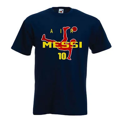 Lionel Messi FC Barcelona  Air Messi  Soccer World Cup T-Shirt Youth & Adult Siz • $14.99