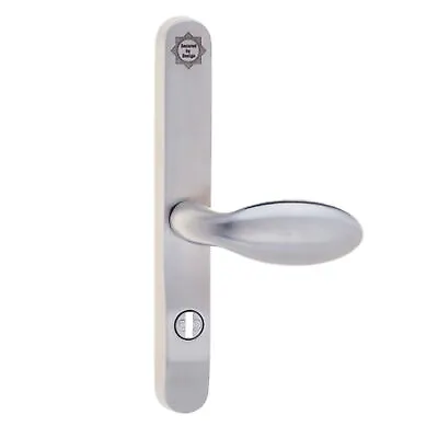 UPVC Door Handle Lever Pad Offset 92mm/62mm PZ 211mm PAS24 2*  Satinless Steel • £24.99