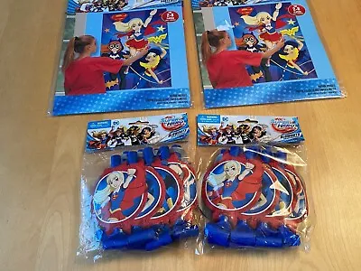 Dc Marvel Super Hero Girls Blowouts Party Favors And Games Set Of 2 Each • £13.13