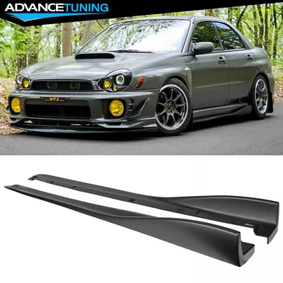 Fits 02-07 Subaru Impreza WRX STI CS Style Side Skirts Rocker Panel Extension PP • $99.98