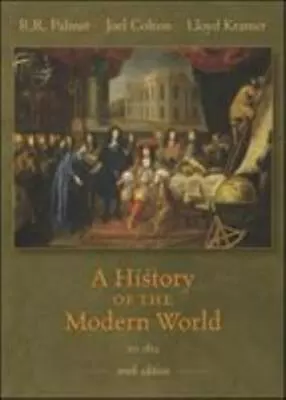 A History Of The Modern World Volume 1 Kramer LloydColton JoelPalmer R. R • $16.70