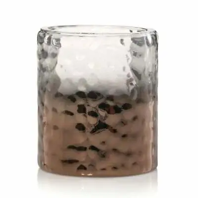 $12 • Buy Yankee Candle Tea Light Votive Holder BRONZE PUNCH GLASS OMBRE SHERIDAN NEW TAG