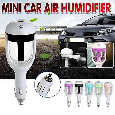 Car Aroma Diffuser Ultrasonic Air Humidifier Purifier Essential Oil Mist Sprays • $21.49