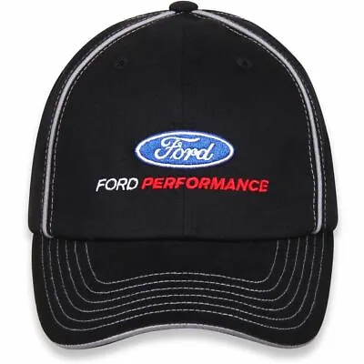 Ford Performance Black Hat * Racing Mustang GT Bronco F150 NASCAR * Free US Ship • $37.09
