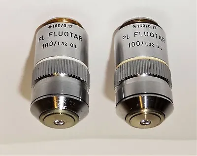 $399.50 • Buy Leitz NPL Fluotar 1000X Oil Immersion Microscope Objective 