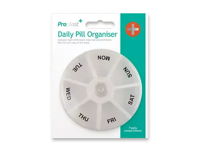 7 Day Pill Box Week Daily Medicine Storage Tablet Dispenser Organiser • £3.25