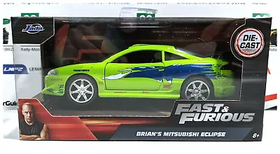 Jada Fast & Furious Brian's Mitsubishi Eclipse 1:32 Diecast • $14.49