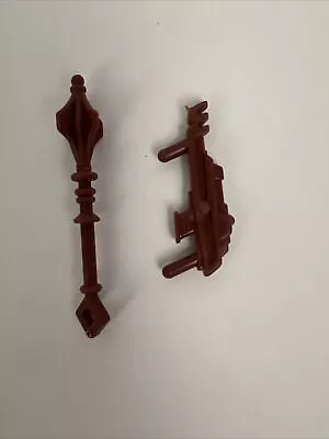 Vintage Masters Of The Universe Man-E-Faces Savage He-Man Maroon Weapons MOTU • $9.99