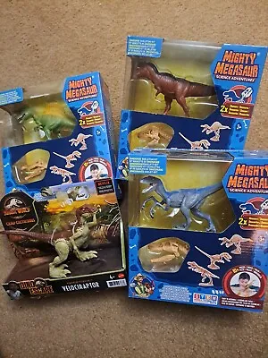 Jurassic World-Park/Mighty Megasaur Dinosaurs. 7 Dinosaurs Total  • $5.99