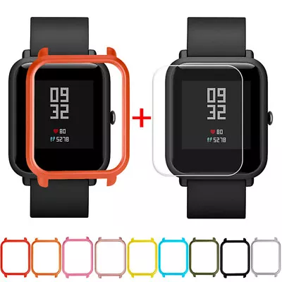 Case Cover Shell For Xiaomi Huami Amazfit Bip Youth Watch With Screen Protector • $12.02