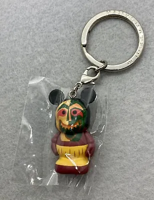 Disney Vinylmation Jr Tiki Polynesian Boy It's A Small World Keychain Key Ring • $21.15
