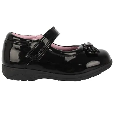 £10 • Buy Miss Fiori Kids F Mj Bow Girls Infants Children School Formal Shoes Footwear