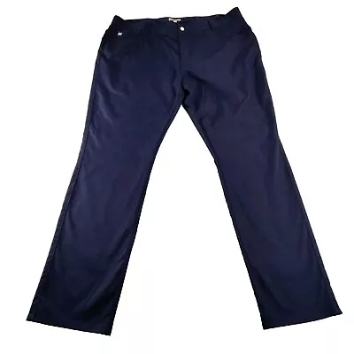 Peter Millar Sz 42/34 (41x33 Actual) Navy Blue Golf Pants Stretch • $17.49